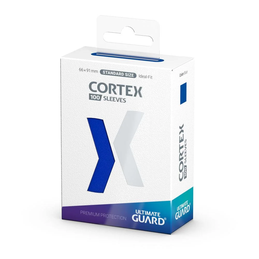 Ultimate Guard Cortex Sleeves Standard Size 66 x 91 mm (100 Sleeves) - Blue
